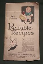 Reliable recipes vintage for sale  New York