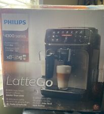 Espresso Philips EP4347/94 4300 Series com LatteGo preto cromado usado comprar usado  Enviando para Brazil