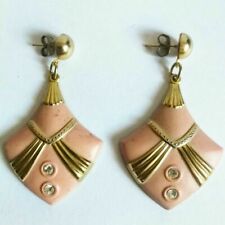 Pink pendant earrings usato  Vigevano