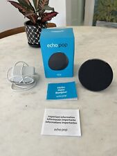 Altavoz inteligente compacto de sonido completo Amazon Echo Pop con Alexa - totalmente nuevo en caja segunda mano  Embacar hacia Argentina