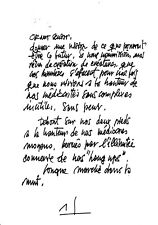Serge gainsbourg manuscrit d'occasion  Paris IV