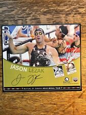 JASON LEZAK Podpisany z autografem DRUŻYNA USA Pływanie Olimpijskie 7,5x9, używany na sprzedaż  Wysyłka do Poland