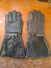 Leather motorcycle gauntlets for sale  WETHERBY