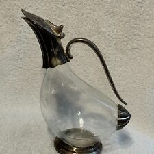 Silverplate glass duck for sale  Fort Lauderdale