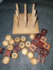 Vintage wooden noughts for sale  LEEDS