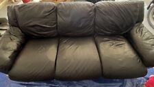 Black leather couch for sale  Wichita