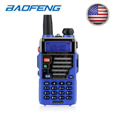 Usado, Radio de dos vías Baofeng UV-5R Plus Qualette FM VOX doble banda VHF UHF azul segunda mano  Embacar hacia Argentina