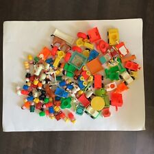 Huge Lot Vintage Fisher Price Little People Figures Vehicles Farm Animals, used for sale  Shipping to South Africa