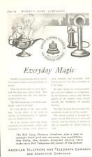 1910 AT&T American Telephone and Telegraph antiguo anuncio impreso teléfono de larga distancia segunda mano  Embacar hacia Mexico