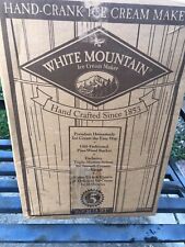 New White Mountain 6 Qt Vintage Hand Crank Ice Cream Maker Model 64306 for sale  Shipping to South Africa