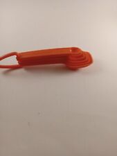 Usado, Juego de 6 cucharas medidoras vintage Tupperware naranja en anillo segunda mano  Embacar hacia Argentina