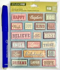 Happy words scrapbooking for sale  Greenfield