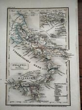 1840 carta geografica usato  Roma