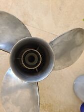 Used, Yamaha Outboard 150/175/200 HP STAINLESS PROPELLER 15 1/4--17--M for sale  Shipping to South Africa