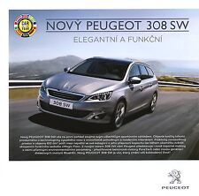Peugeot 308 SW 04 / 2014 catalogue brochure tcheque Czech rare, używany na sprzedaż  PL