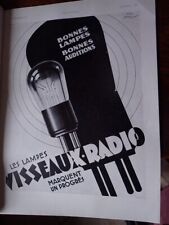 Lampe visseaux radio d'occasion  Saint-Nazaire