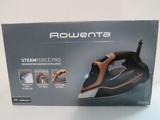 Used, Rowenta Steam Force Pro Stainless Steel Iron Soleplate 1850-Watts Copper NEW for sale  Shipping to South Africa