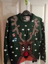 Rudolph xmas jumper for sale  BLACKPOOL