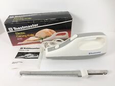 Cuchillo eléctrico para tallar Toastmaster modelo 6110 blanco probado limpio segunda mano  Embacar hacia Argentina