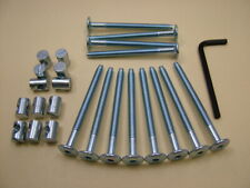 Bed / cot bolts 12 sets of M6 x 75mm bolt, allen key & 14mm barrel nut= 25 items for sale  Shipping to South Africa
