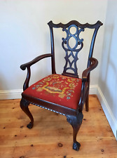 Vintage mahogany chippendale for sale  GRANTHAM