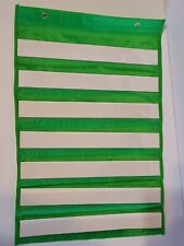 Green pocket chart for sale  Dublin