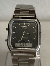 Casio mens silver for sale  Shipping to Ireland