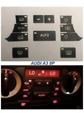 CLIMATIZADOR  AUDI A3 8P S3 8P PEGATINAS RESTAURAR VINILOS STICKERS segunda mano  Embacar hacia Argentina