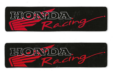 2pcs Honda Racing Motorcycles Sponsors Logo Sticker Sticker 14.0 x 3.5cm for sale  Shipping to South Africa