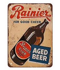 Rainier beer tin for sale  Shipping to Canada