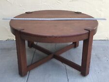Round oak table for sale  Glendale