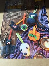 Halloween keyring knitting for sale  LISS