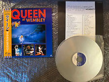 Queen wembley laserdisc usato  Brescia
