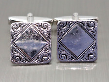 Used, Vintage 925 Sterling Silver Cufflinks JA&S John Atkins and Son Hallmarked for sale  Shipping to South Africa