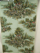 Vintage scenic barkcloth for sale  Ceres