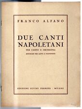 Due canti napoletani usato  Marino