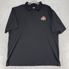 Camisa polo masculina Cutter & Buck Ohio State Buckeyes golfe grande preta manga curta comprar usado  Enviando para Brazil