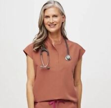 FIGS Rafaela Terracotta Scrub Top Size Small for sale  Shipping to South Africa