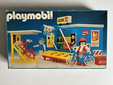 De colección 1984 Playmobil 3418 quiosco soporte de mercado supermercado con soporte de bicicleta en caja, usado segunda mano  Embacar hacia Argentina