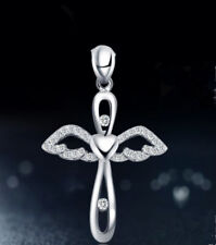 Angel cross necklace for sale  SOUTHSEA