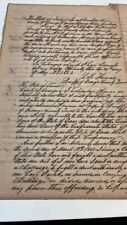 Vintage handwritten document for sale  Beaumont