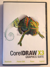CorelDRAW Graphics Suite X3 Completo con Número de Serie 4 Discos Perfectos segunda mano  Embacar hacia Argentina