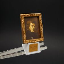 Arte em miniatura 2" pintura DELACROIX retrato de Frederic Chopin brinquedo para casa de bonecas comprar usado  Enviando para Brazil
