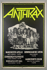 Anthrax poster original for sale  PRESTON