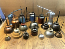 Large Lot Of Vintage Thumb Oilers Oil Cans EAGLE Finol HOOVER Cool for sale  Shipping to South Africa