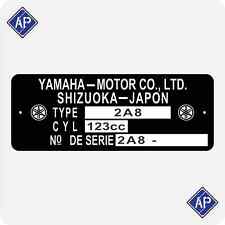 Plaque cadre yamaha d'occasion  Poix-Terron