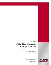 CASE IH 2388 AXIAL FLOW COMBINE BSN-JJC0276540 AND UNDER PARTS CATALOG for sale  Shipping to South Africa