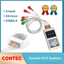 CONTEC TLC9803 3 Kanal ECG EKG Holter Recorder Monitor System PC Software NEU , usado comprar usado  Enviando para Brazil