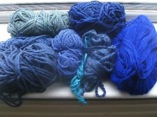 Yarn oddments blue for sale  ISLE OF BUTE