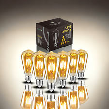 Used, LED Edison Bulb Vintage Light Dimmable 6W E27 Bulbs Led Filament 6 Pack Home for sale  Shipping to South Africa